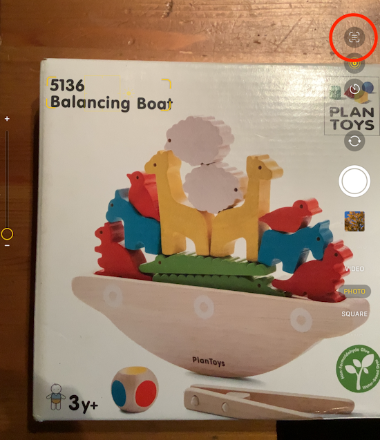 Scan text using your iPad’s camera