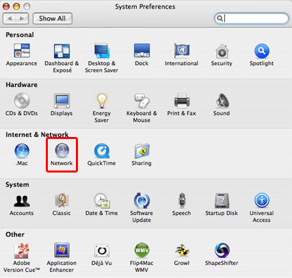 Mac wireless network settings