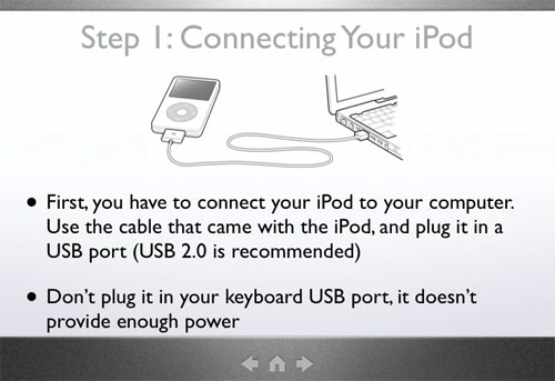 Interactive iTunes and iPod