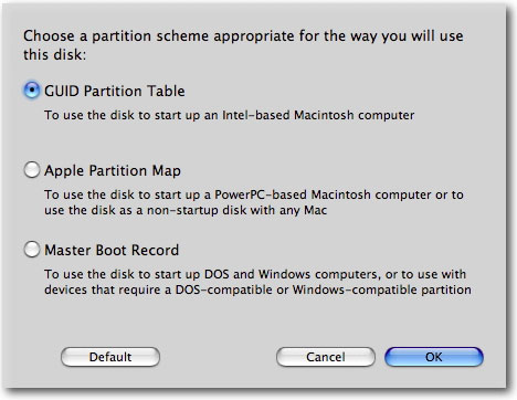 Partitioning your Mac’s hard drive