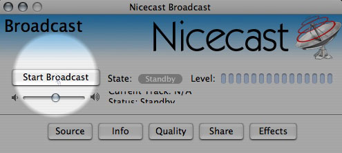 Creating an internet radio station using a Mac